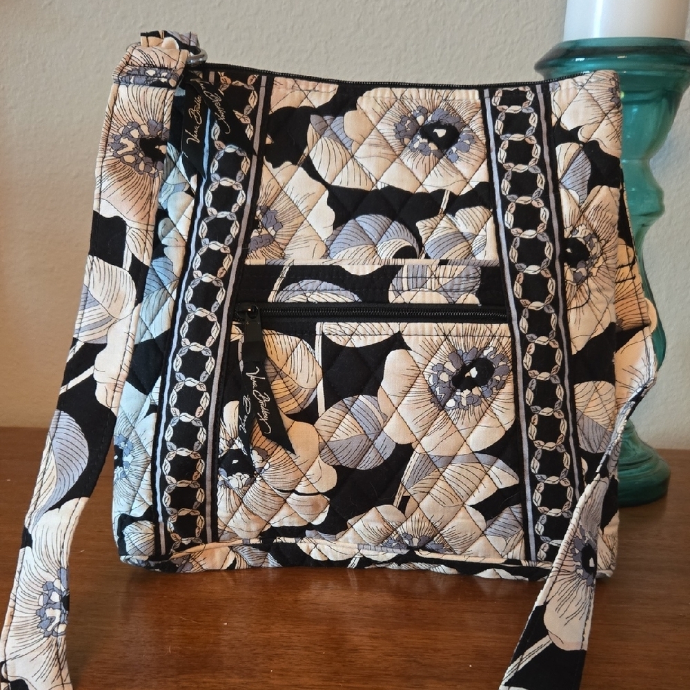 Floral Quilted Crossbody Bag